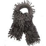 hedgehog scarf dark fawn with brown tips